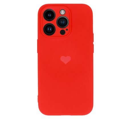 Ovitek  HEART za iPhone 13 Pro Max - rdeč
