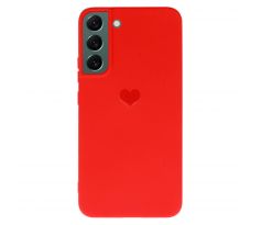 Ovitek  HEART za Samsung Galaxy S22 Plus - rdeč